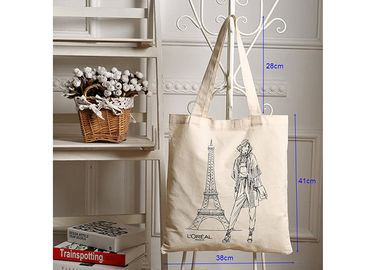 Chine Style simple résistant de sac de toile d'achats de coton avec la grande capacité fournisseur