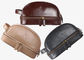 Le sac Brown noir kaki de l'article de toilette d'unité centrale des hommes de luxe de cuir colore le service d'OEM/ODM fournisseur