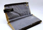 Doubles couches de sac promotionnel d'or métallique d'article de toilette avec les poches multiples fournisseur