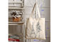 Style simple résistant de sac de toile d'achats de coton avec la grande capacité fournisseur