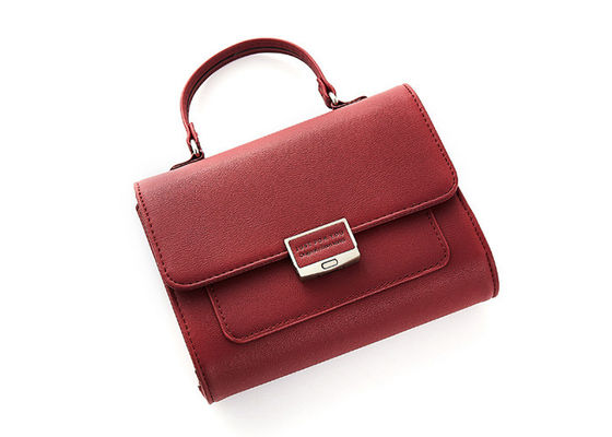 Sac en cuir de Madame Fashion Style Pu 16 * 12 * 7cm avec le logo adapté aux besoins du client