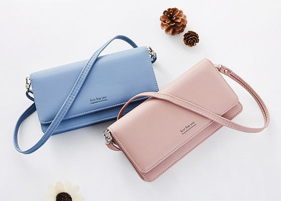 Le sac d'épaule simple de cuir d'unité centrale de dames, OEM a lancé le long portefeuille de mode