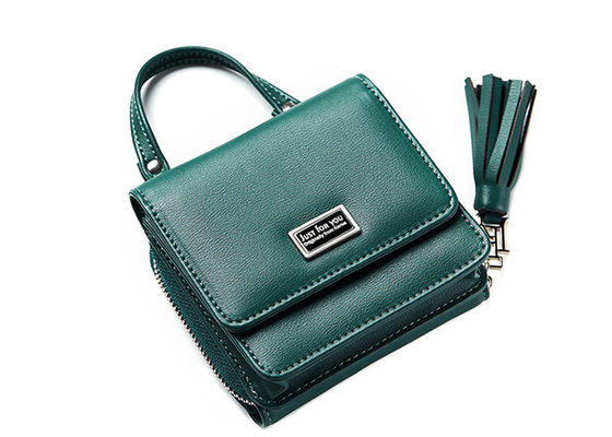 Sac en cuir d'unité centrale d'épaule de femmes de mode, sac de petite taille de Crossbody de gland